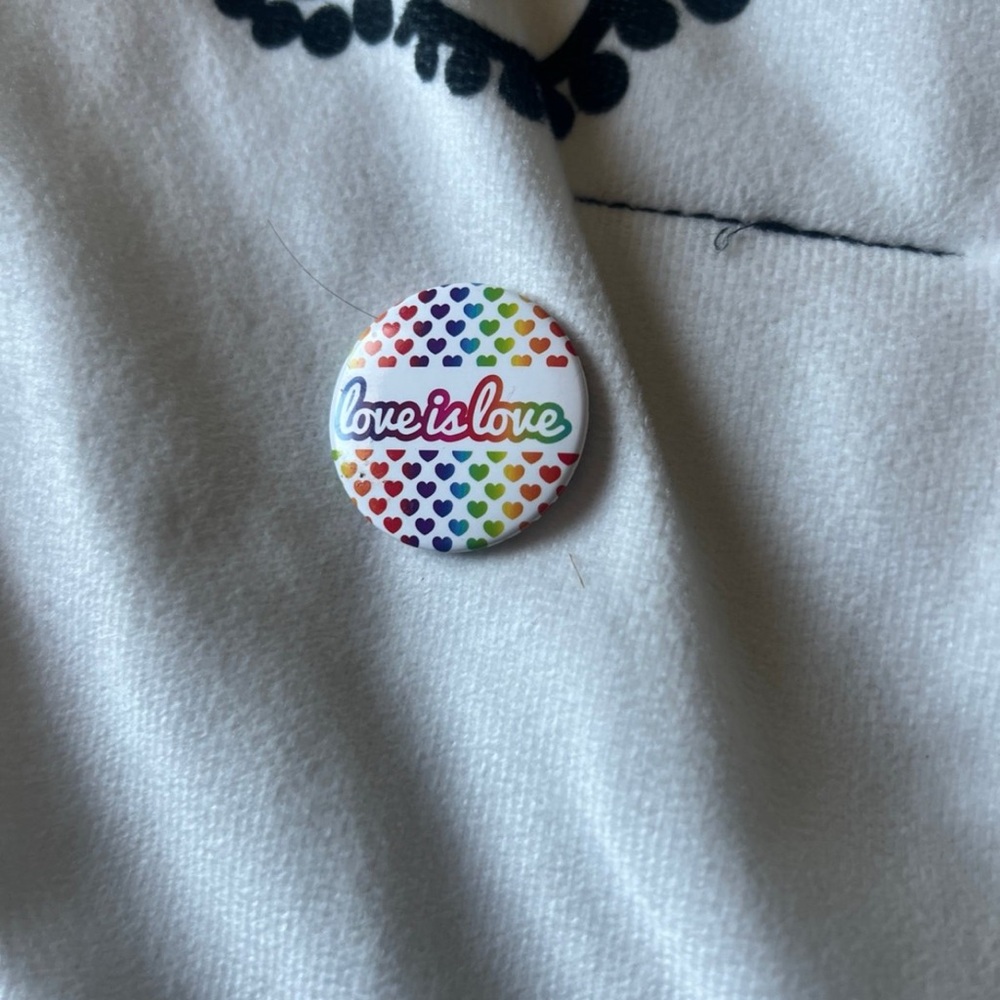 Love is Love Heart Pin